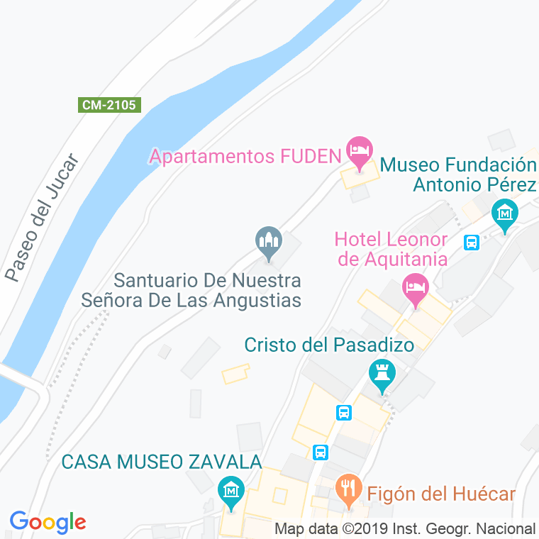 Código Postal calle Angustias, bajada en Cuenca