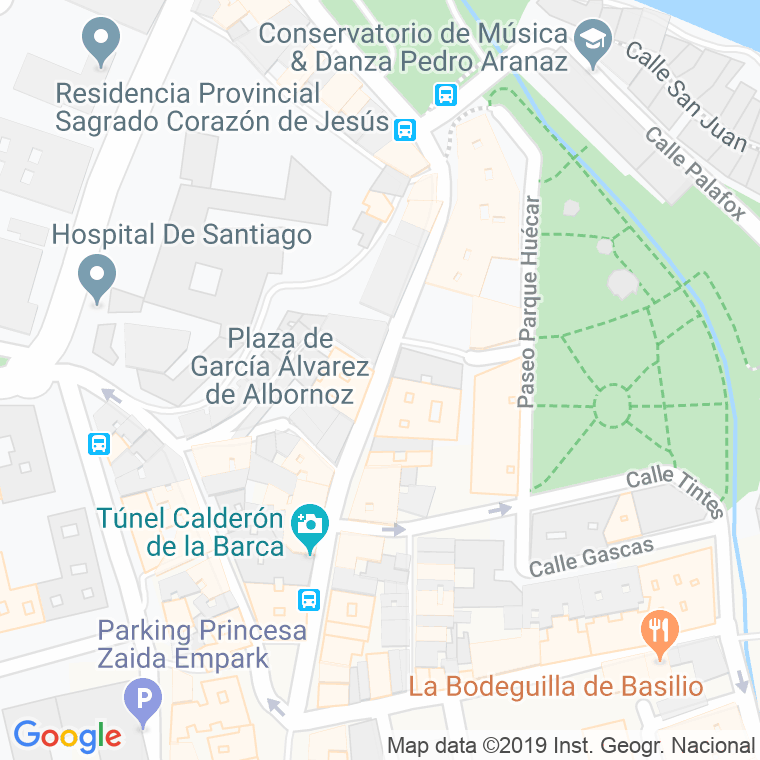Código Postal calle Calderon De La Barca en Cuenca