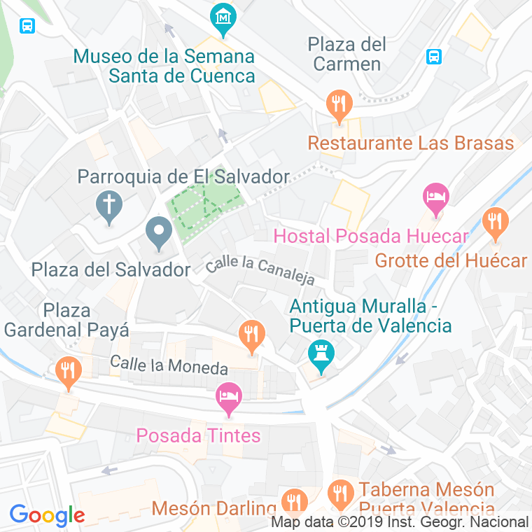 Código Postal calle Canaleja, La en Cuenca