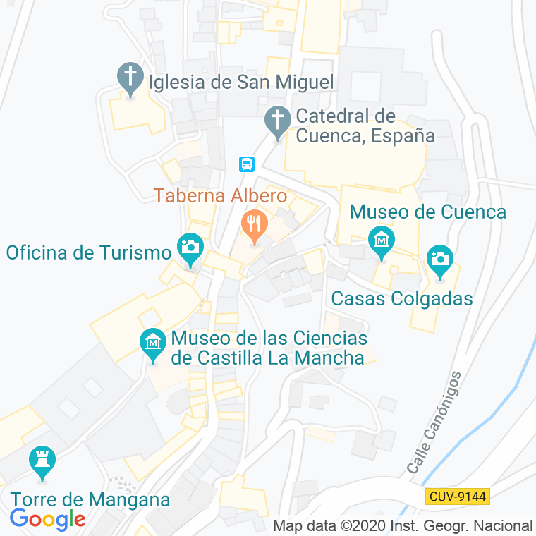 Código Postal calle Colmillo en Cuenca