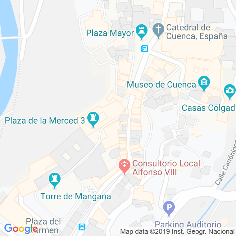 Código Postal calle Fuero, Del en Cuenca