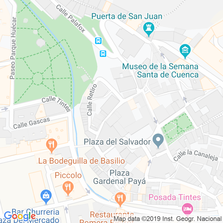 Código Postal calle Gonzalez Frances en Cuenca
