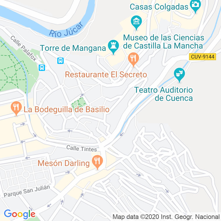 Código Postal calle Matadero Viejo en Cuenca
