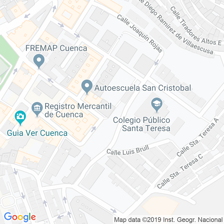 Código Postal calle Olcades en Cuenca