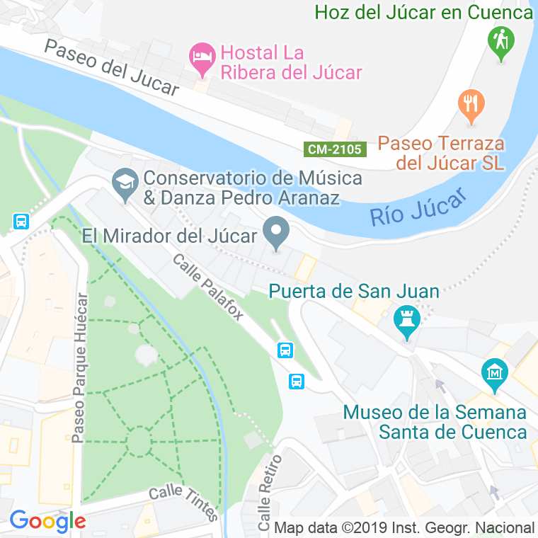 Código Postal calle San Juan en Cuenca