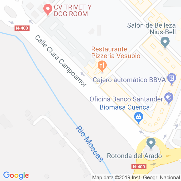 Código Postal calle Clara Campoamor en Cuenca