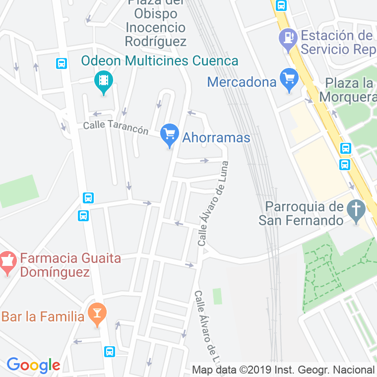Código Postal calle Hosquillo, El en Cuenca