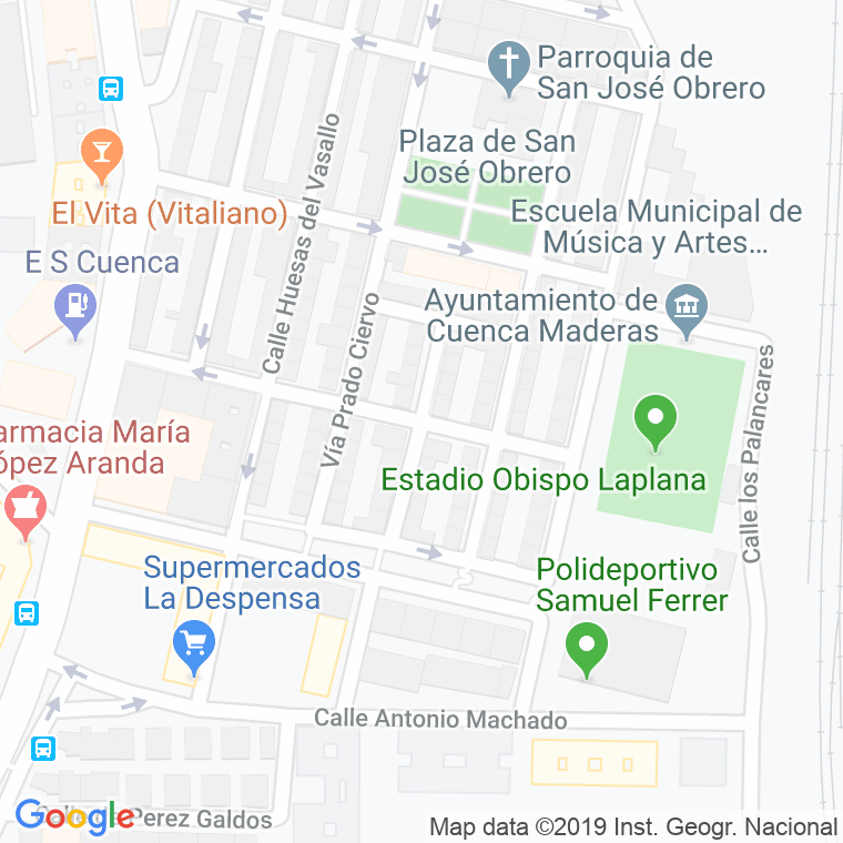 Código Postal calle Picuerzo, El en Cuenca