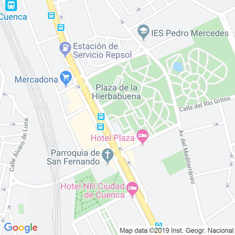 Código Postal calle Espliego, plaza en Cuenca