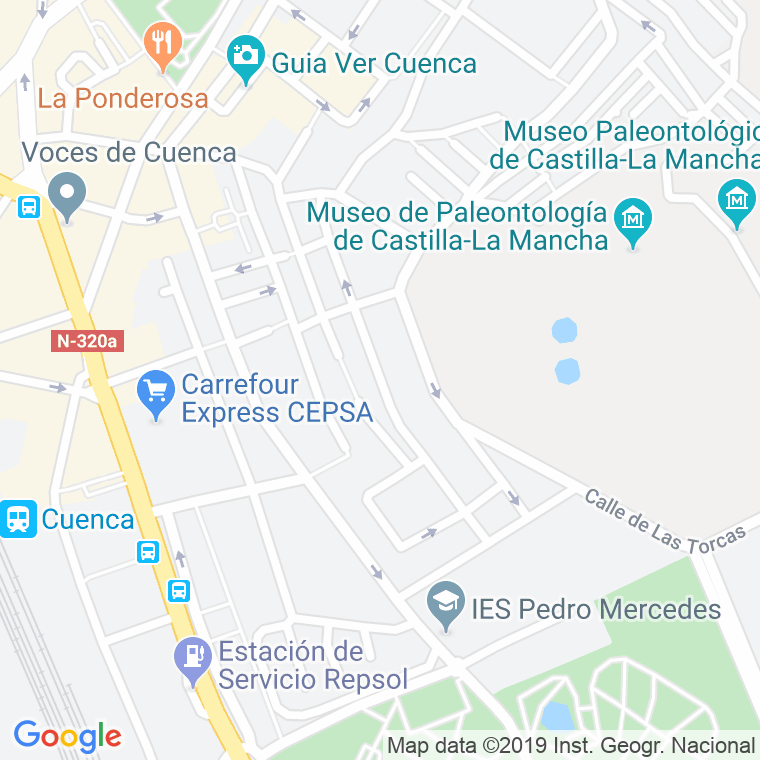 Código Postal calle Fausto Culebras, travesia en Cuenca