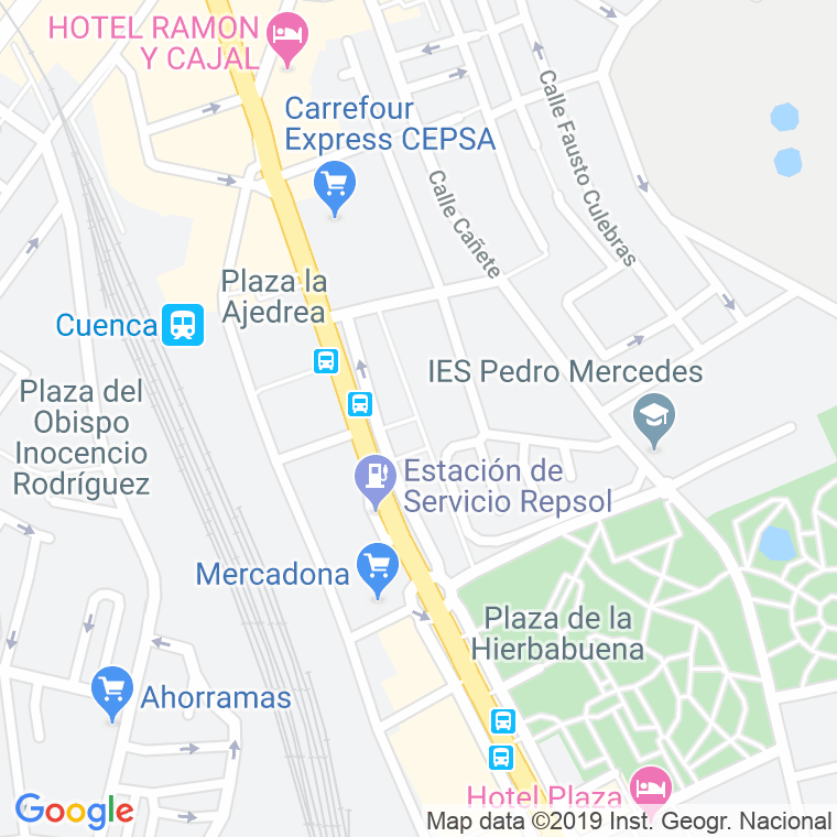 Código Postal calle Romero, Del, plaza en Cuenca