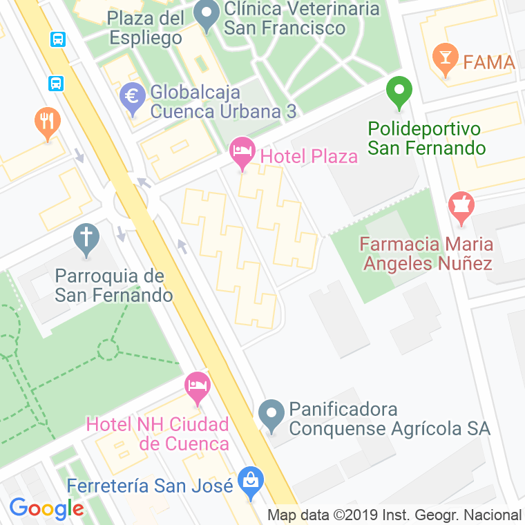 Código Postal calle Sandalo, pasaje en Cuenca