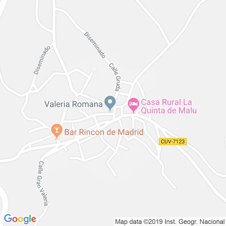 Código Postal de Valeria en Cuenca