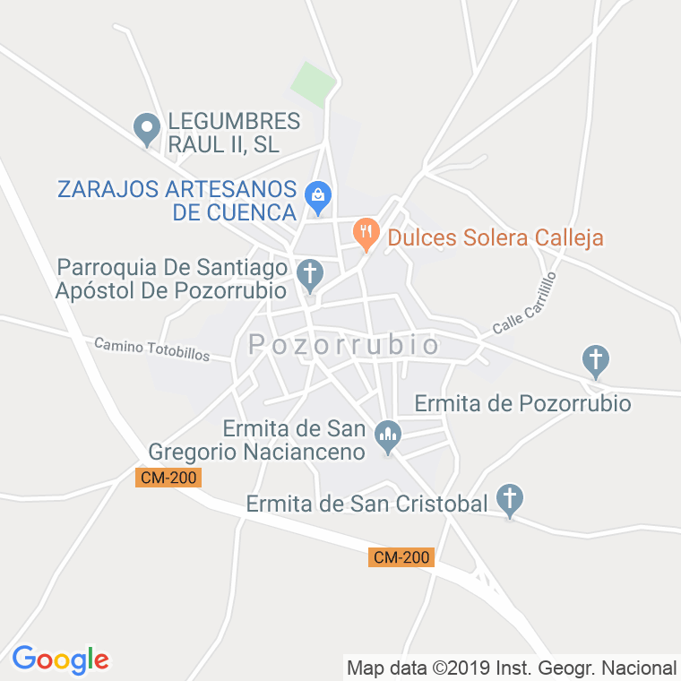Código Postal de Pozorrubio en Cuenca