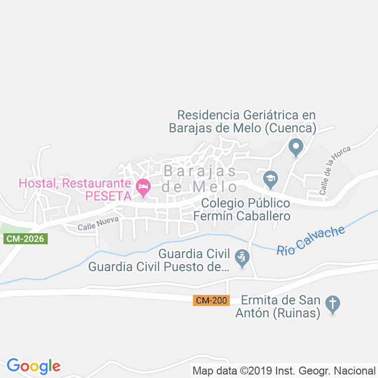 Código Postal de Barajas De Melo en Cuenca