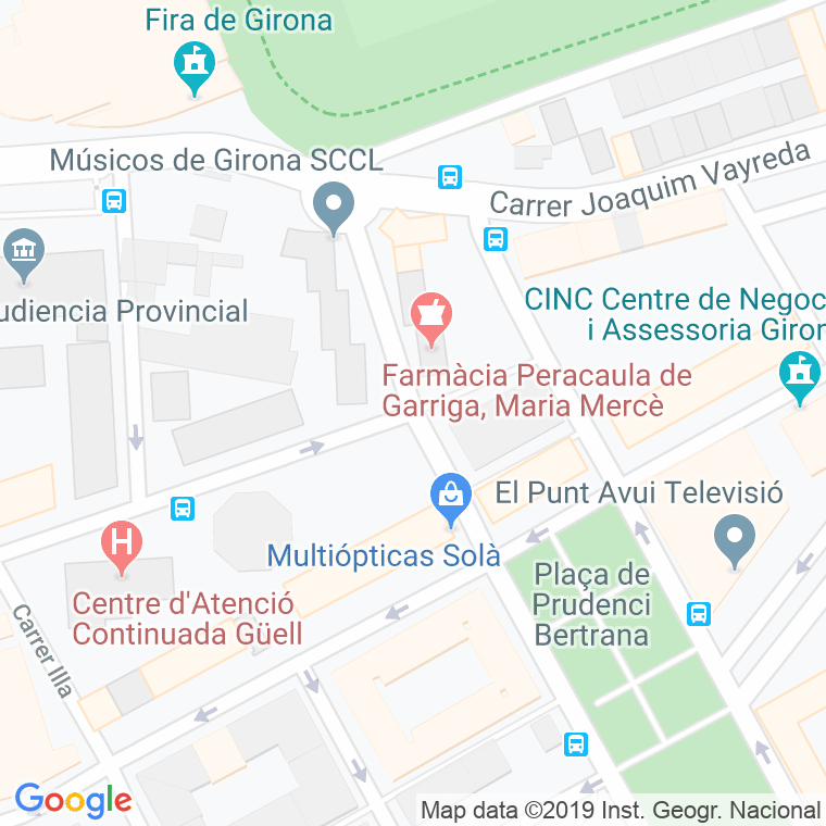Código Postal calle Caterina Albert en Girona