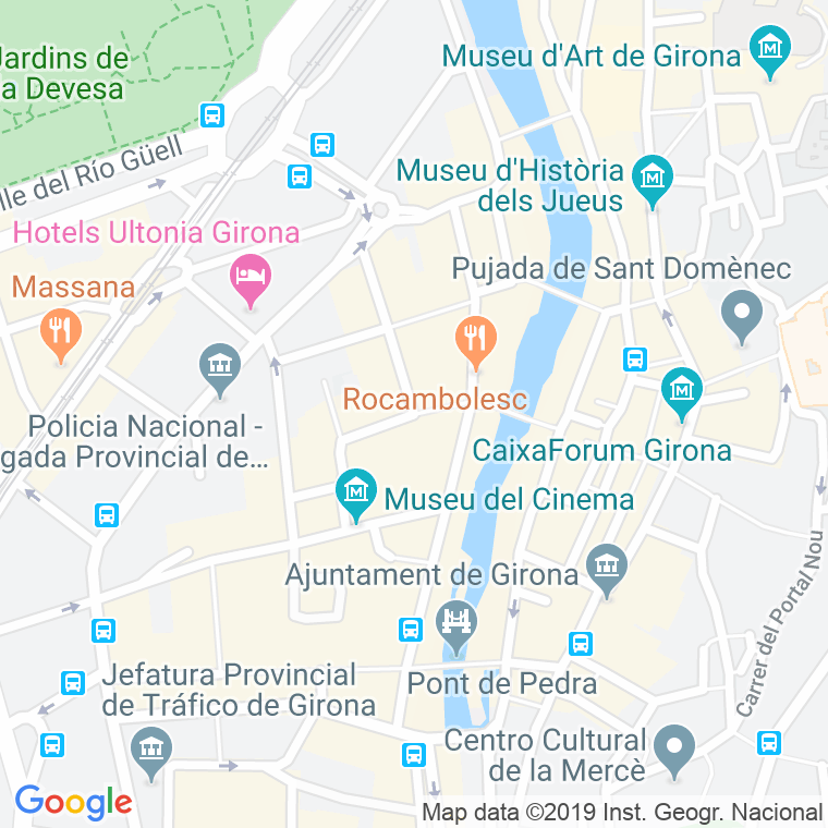 Código Postal calle Hortes   (Impares Del 1 Al Final)  (Pares Del 2 Al Final) en Girona