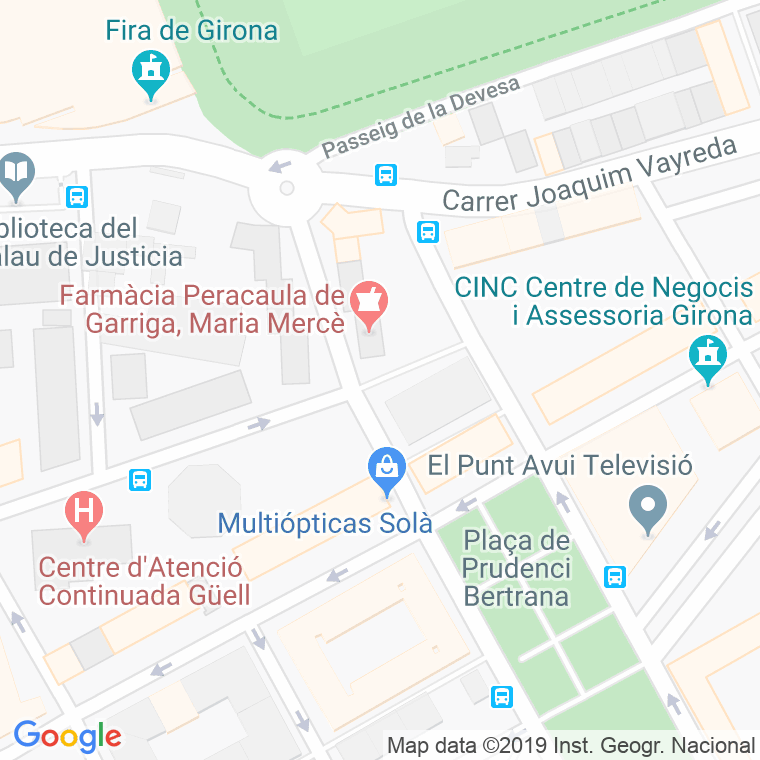 Código Postal calle Mela Mutermilch, De, plaça en Girona