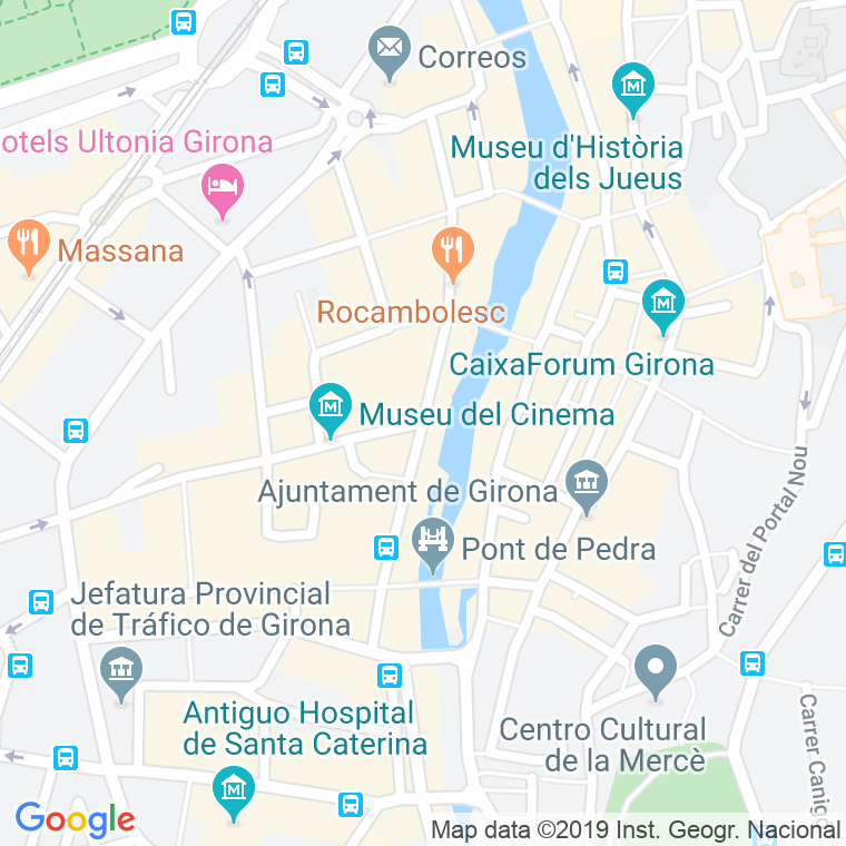 Código Postal calle Santa Clara en Girona