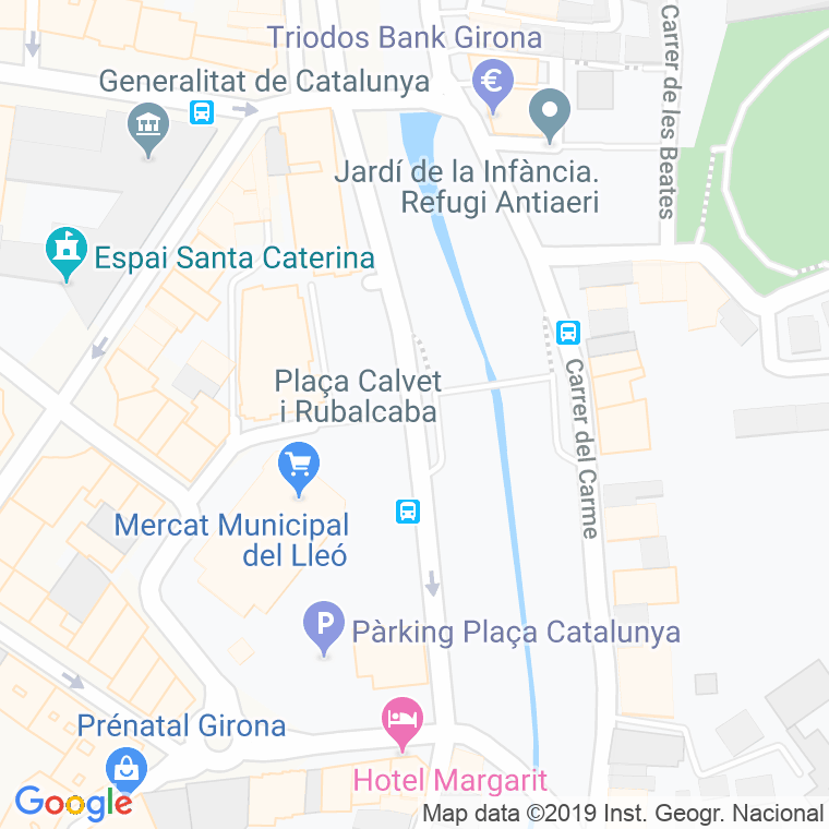 Código Postal calle General Mendoza, passeig en Girona