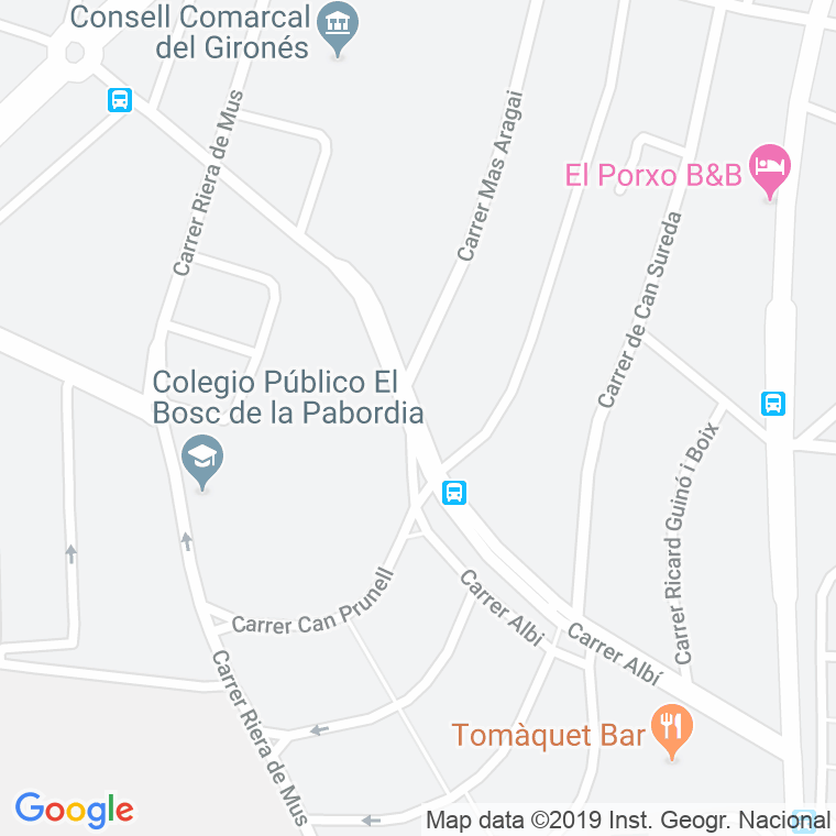 Código Postal calle Albi en Girona