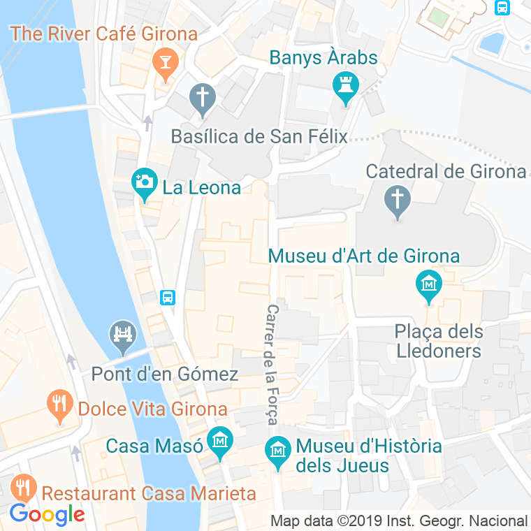 Código Postal calle Arc en Girona