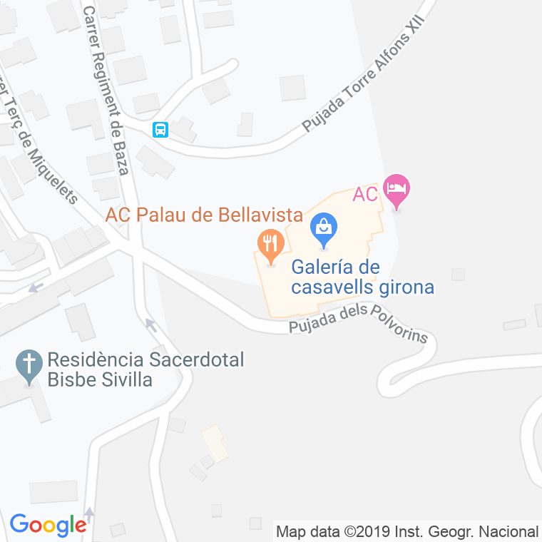 Código Postal calle Bellavista en Girona