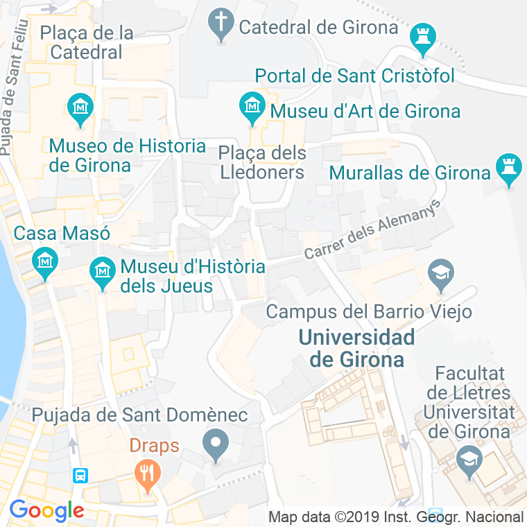 Código Postal calle Bellmirall en Girona