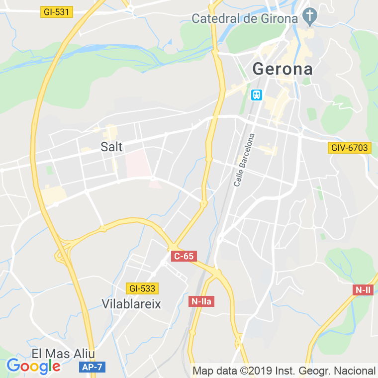 Código Postal calle Costa Brava en Girona