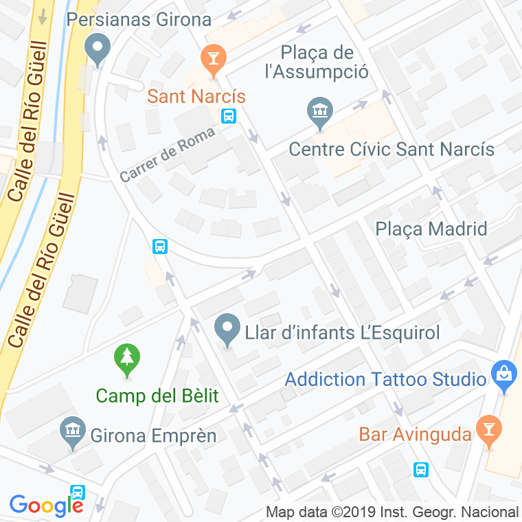 Código Postal calle Narcis Xifra I Masmitja en Girona