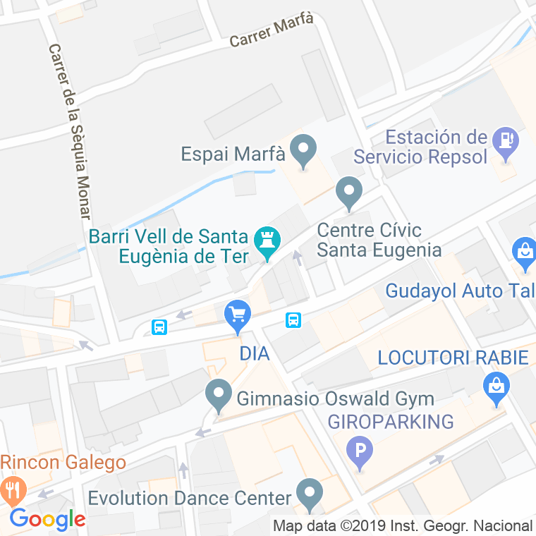 Código Postal calle Baix en Girona