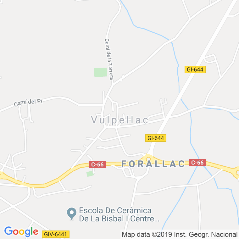Código Postal de Vullpellac en Girona