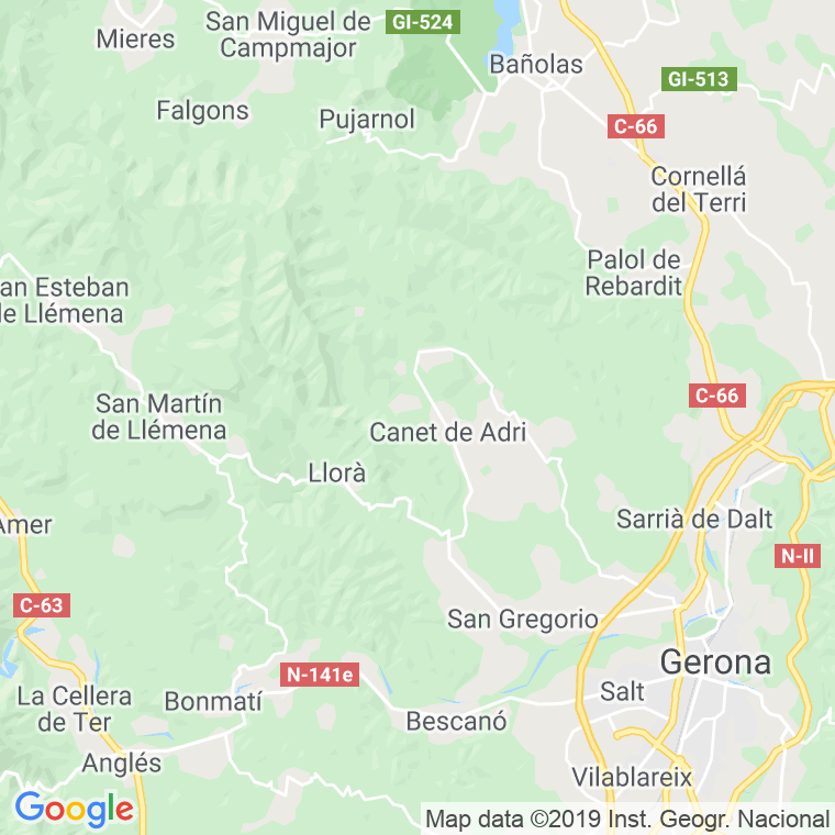 Código Postal de Montbo en Girona