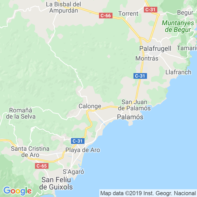 Código Postal de Calonge en Girona