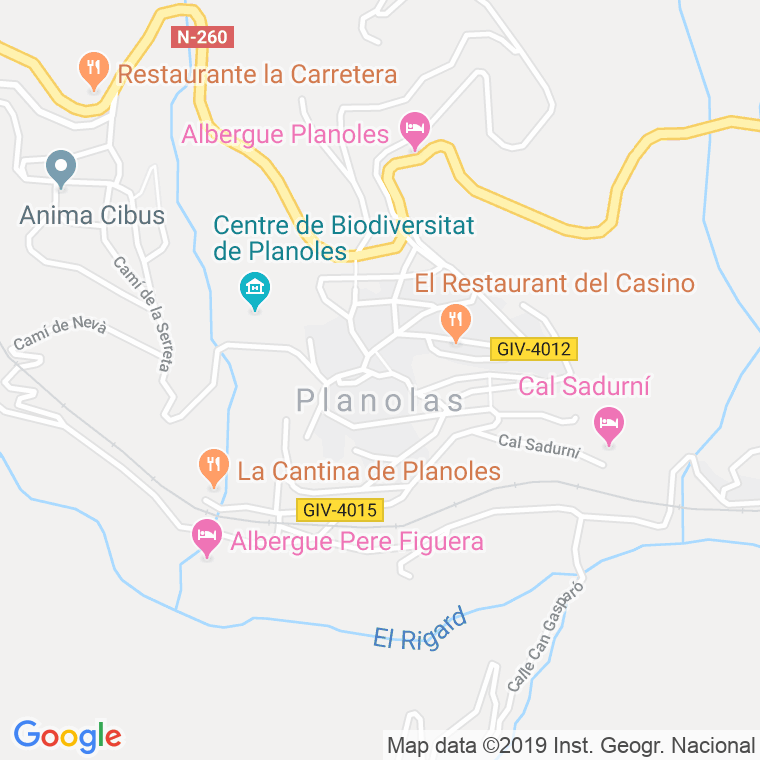 Código Postal de Moli, El (Ayto Planoles) en Girona