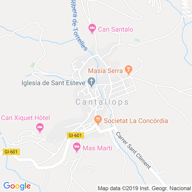 Código Postal de Cantallops en Girona