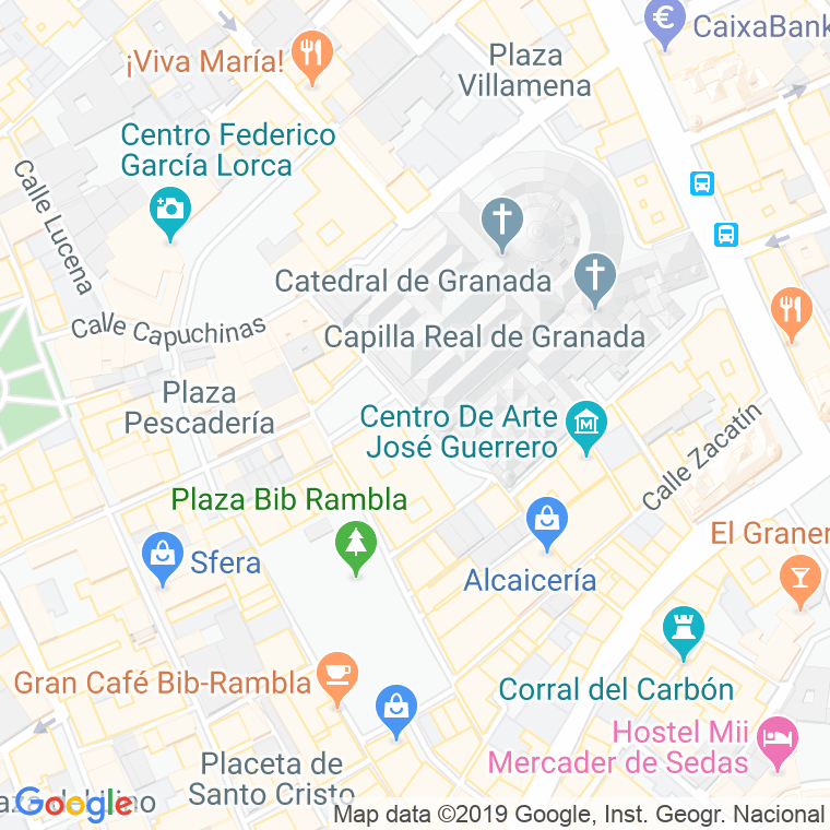 Código Postal calle Alonso Cano, plaza (Impares Del 1 Al Final)  (Pares Del 2 Al Final) en Granada