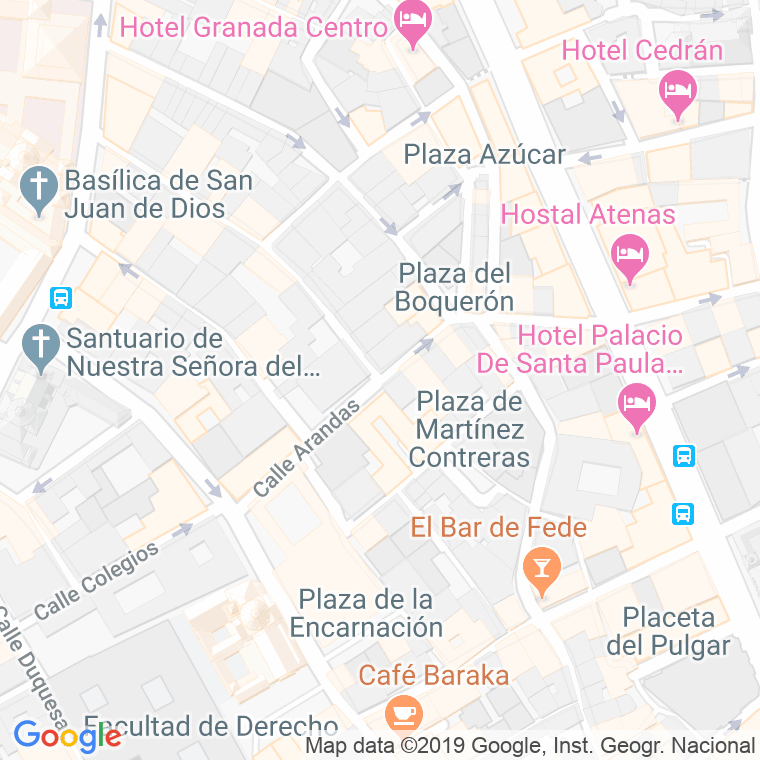 Código Postal calle Arandas en Granada