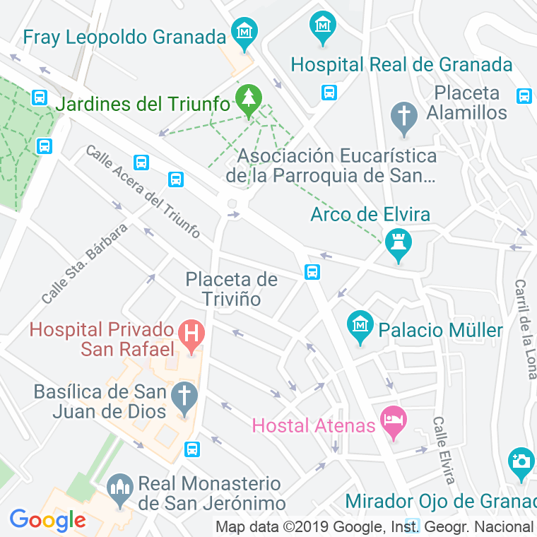 Código Postal calle Atarazana Del Santisimo en Granada