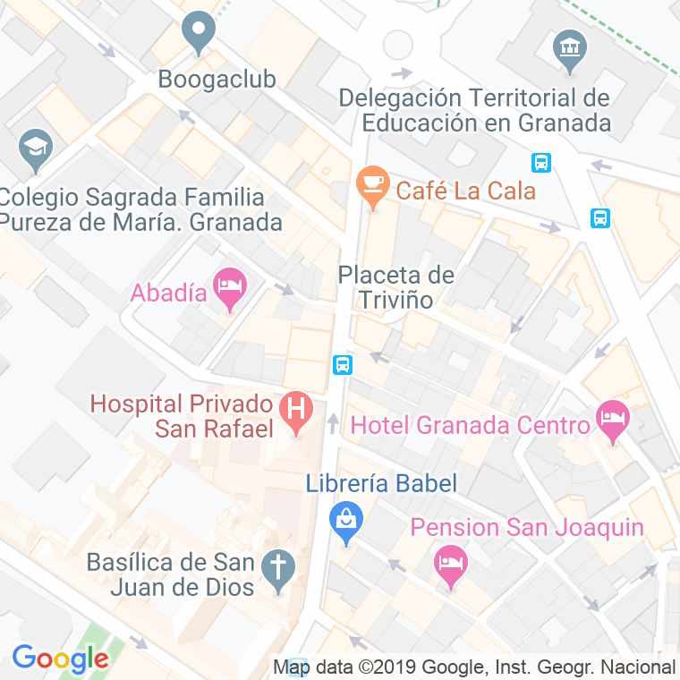 Código Postal calle Cardenal Mendoza en Granada