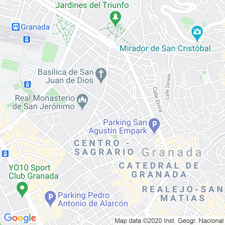Código Postal calle Diego De Siloe, porta (Impares Del 1 Al Final)  (Pares Del 2 Al Final) en Granada