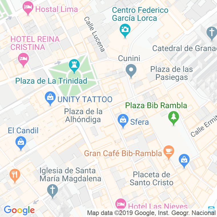 Código Postal calle Jaudenes en Granada