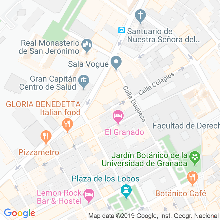 Código Postal calle Cuenca en Granada
