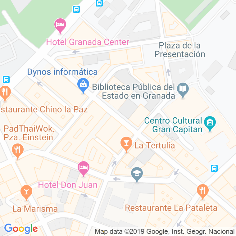 Código Postal calle Melchor Almagro en Granada