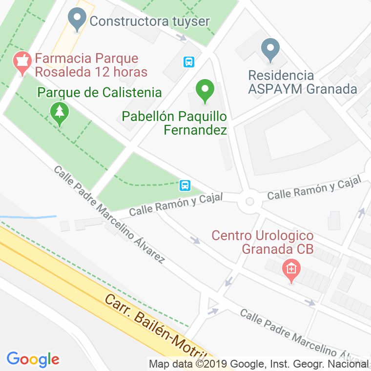 Código Postal calle Mesina Bombaron en Granada