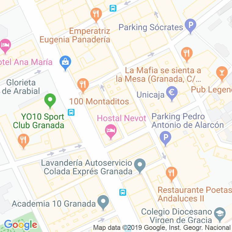 Código Postal calle Prosperidad en Granada