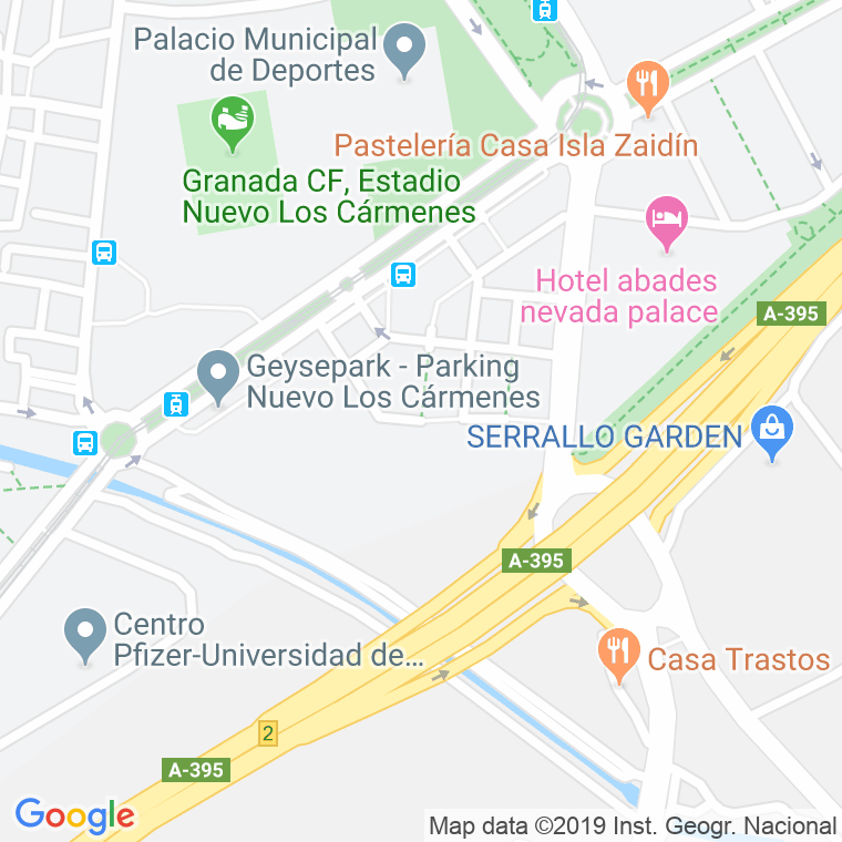 Código Postal calle Baloncestista Ramon Guardiola en Granada