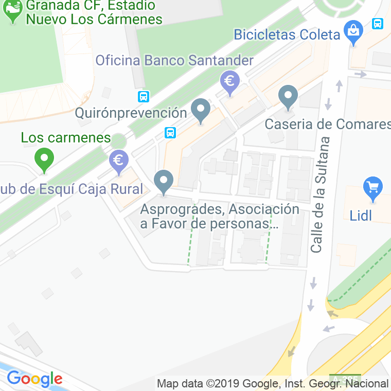 Código Postal calle Ciclista Jimenez Quiles en Granada