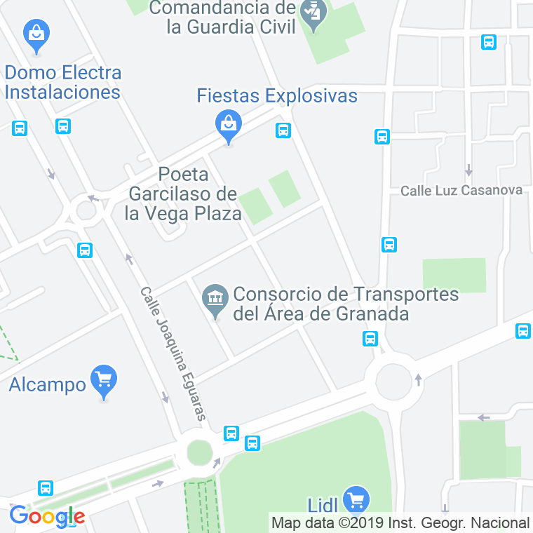 Código Postal calle Emilia Pardo Bazan en Granada