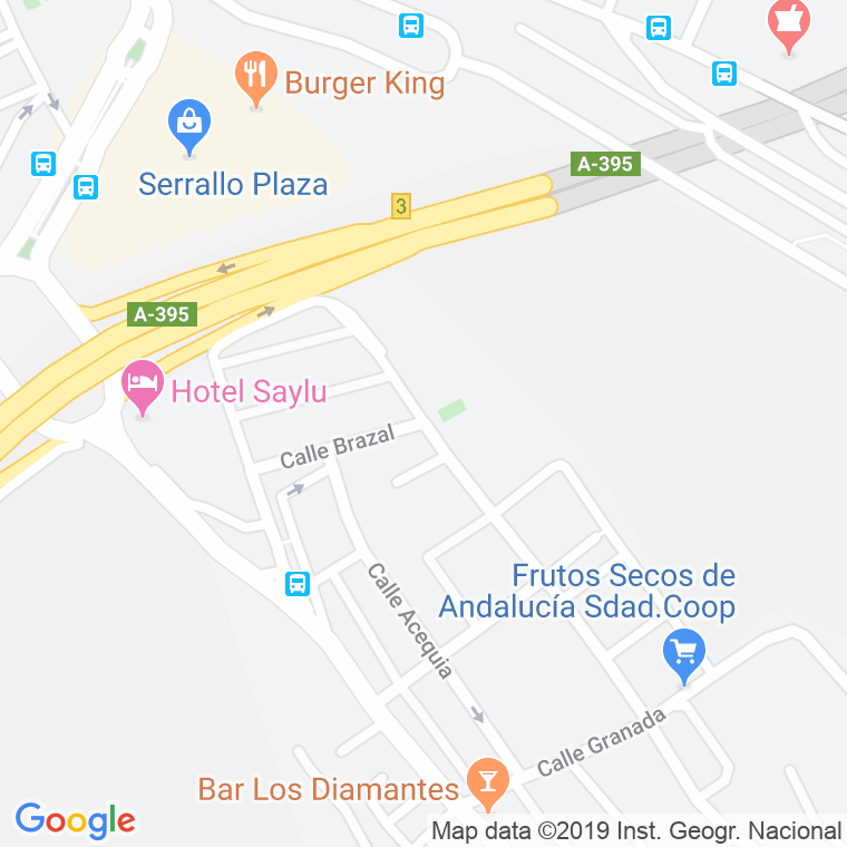 Código Postal calle Brazal en Granada